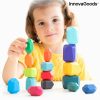 Gadget InnovaGoods | Piedras De Madera Apilables De Equilibrio Wotonys Innovagoods 16 Piezas