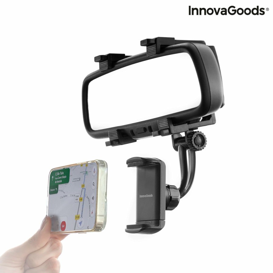 Gadget InnovaGoods | Soporte De Smartphone Para Espejo Retrovisor Stropp Innovagoods