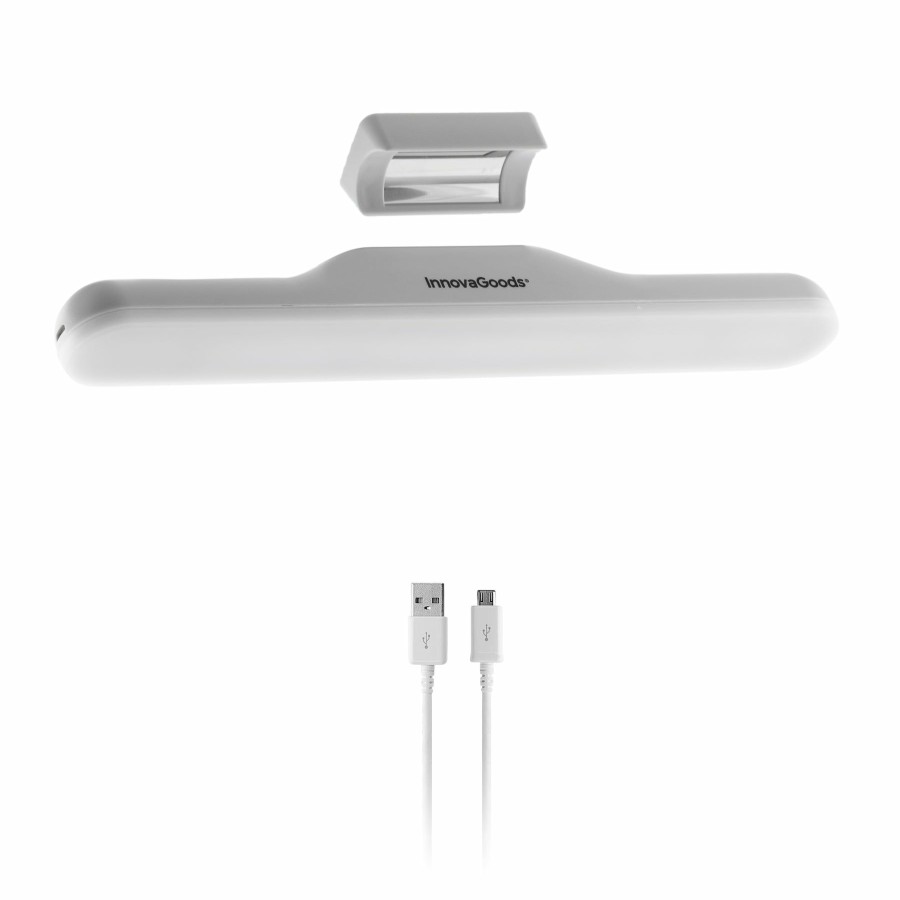 Hogar InnovaGoods | Lampara Led Recargable Magnetica 2 En 1 Lamal Innovagoods