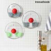 Cocina InnovaGoods | Set De 3 Soportes Adhesivos Para Tapas De Cocina Smarack Innovagoods