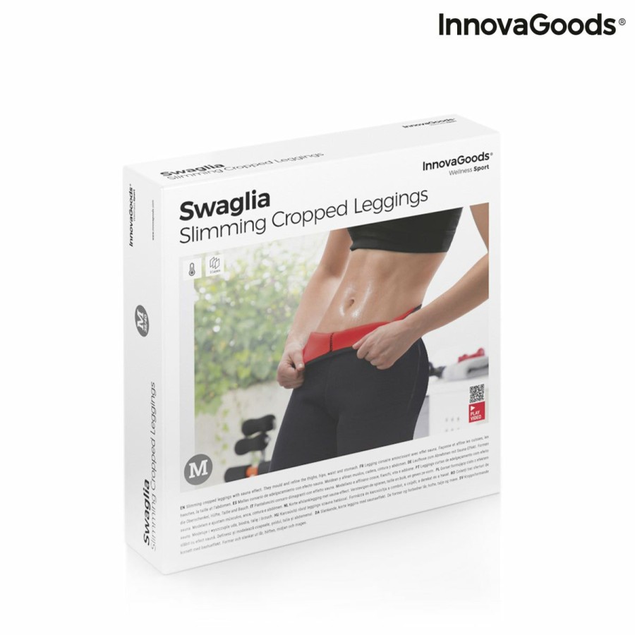 Bienestar InnovaGoods | Mallas Deportivas Adelgazantes Corsario Con Efecto Sauna Swaglia Innovagoods