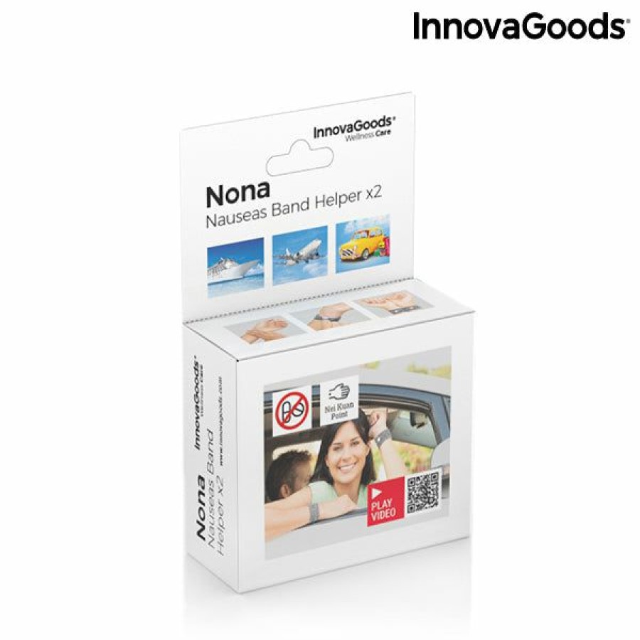 Bienestar InnovaGoods | Pulsera Antimareo Con Punto De Presion Nei-Kuan Nona Innovagoods (Pack De 2)