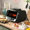 Cocina InnovaGoods | Freidora Sin Aceite Con Grill, Accesorios Y Recetario Innovagoods Air Fryer Fryinn 12-In-1 6000 Negro Acero 6 L 3400 W