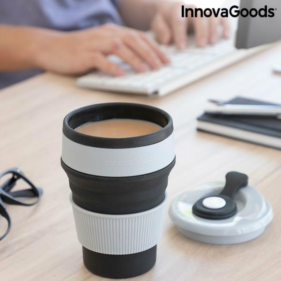 Gadget InnovaGoods | Taza Plegable De Silicona Flahsie Innovagoods