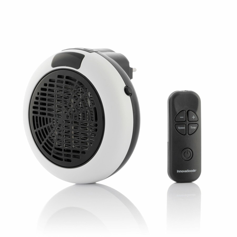 Gadget InnovaGoods | Calefactor Ceramico De Enchufe Con Mando A Distancia Innovagoods 600W