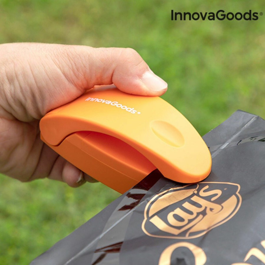 Cocina InnovaGoods | Selladora De Bolsas Con Cuter E Iman Innovagoods