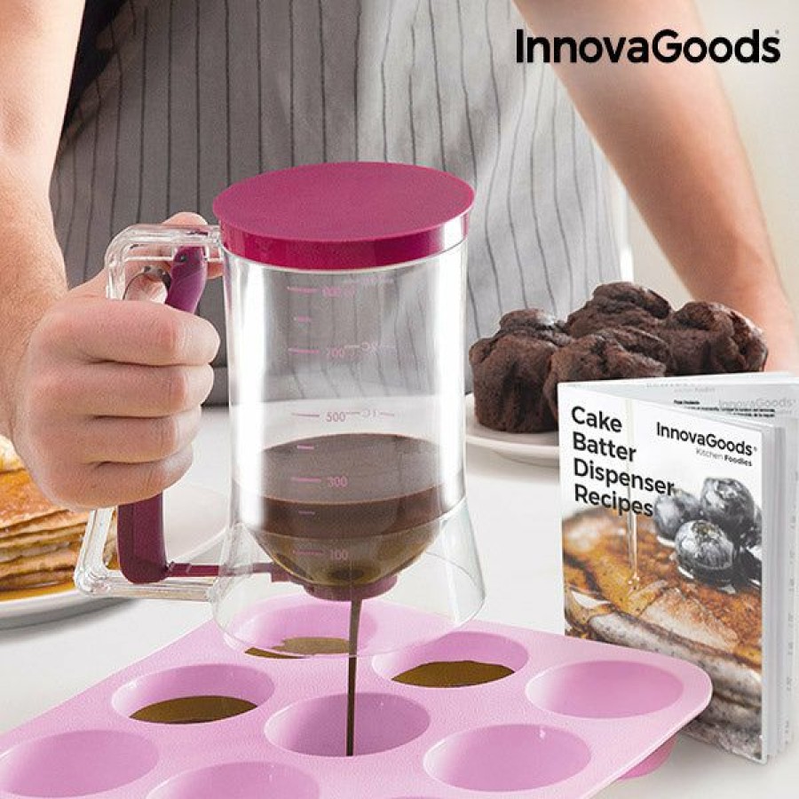 Cocina InnovaGoods | Jarra Dispensadora De Reposteria Con Recetario Innovagoods