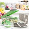 Cocina InnovaGoods | Cortador De Verduras, Rallador Y Mandolina Con Recetas Y Accesorios 7 En 1 Choppie Expert Innovagoods