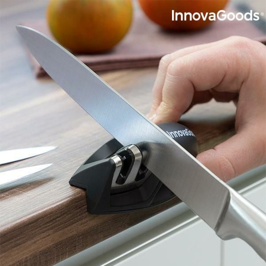 Cocina InnovaGoods | Afilador De Cuchillos Compacto Innovagoods