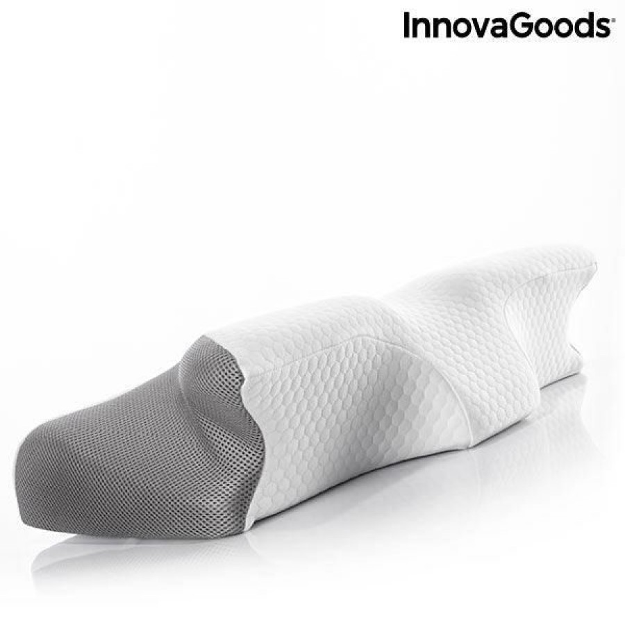 Bienestar InnovaGoods | Almohada Viscoelastica Cervical Con Contorno Ergonomico Conforti Innovagoods