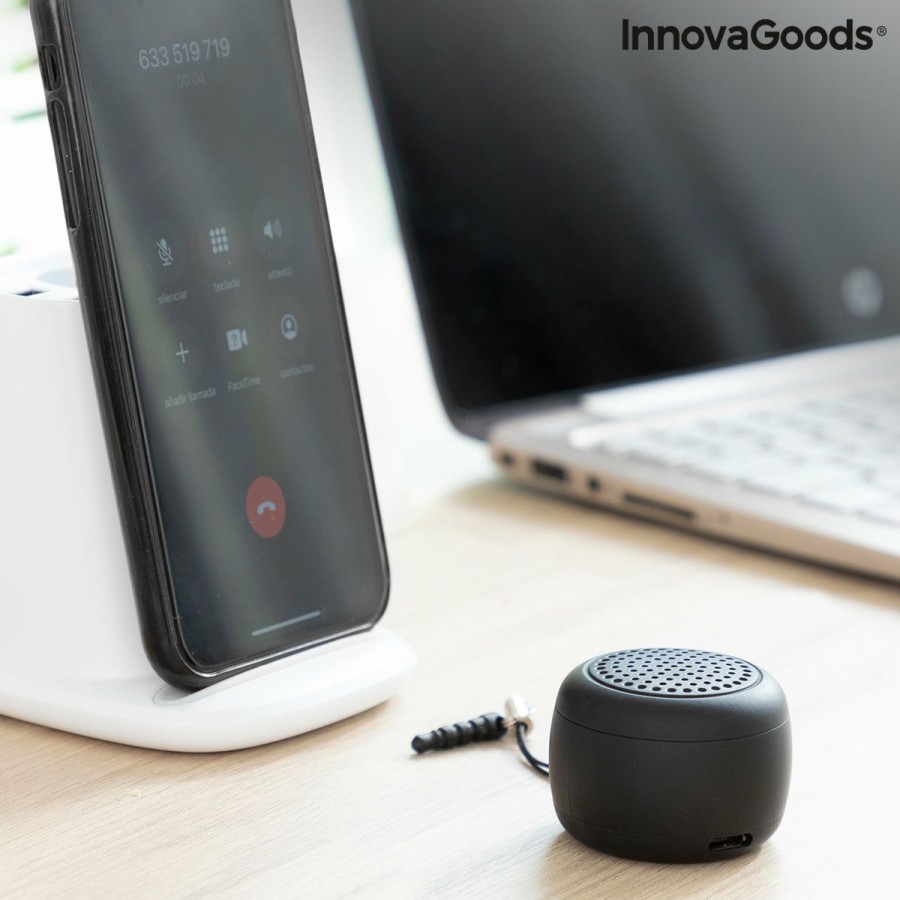 Gadget InnovaGoods | Mini Altavoz Inalambrico Recargable Portatil Miund Innovagoods