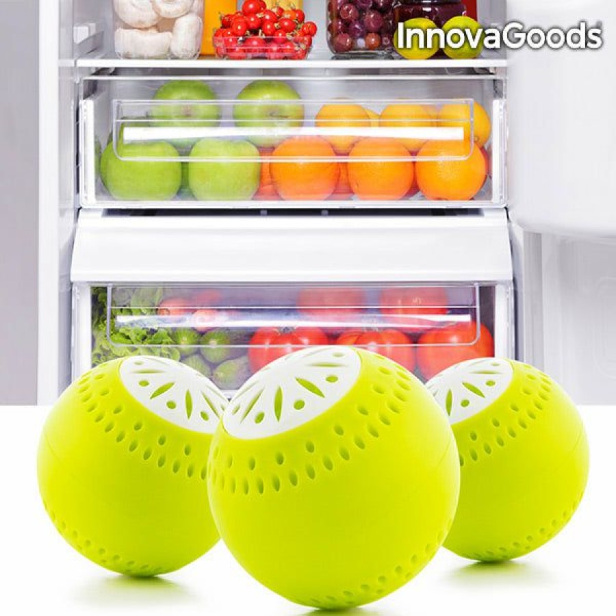 Cocina InnovaGoods | Ecobolas Para Frigorifico Innovagoods (Pack De 3)