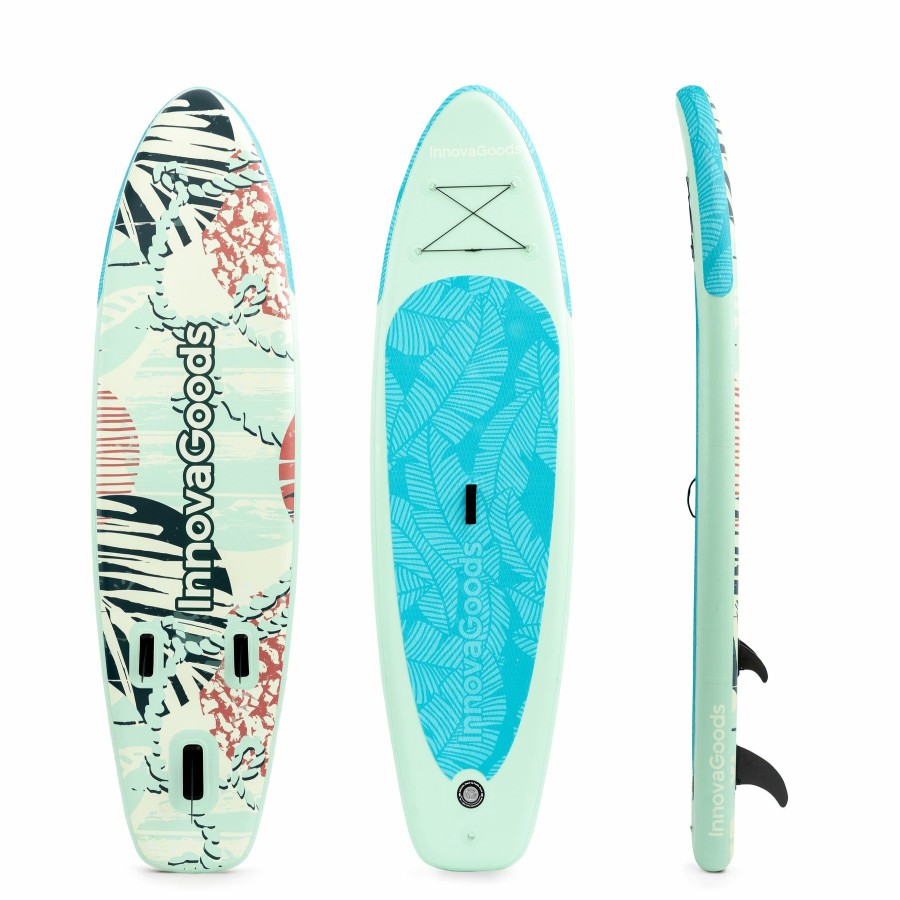 Bienestar InnovaGoods | Tabla De Paddle Surf Hinchable Con Accesorios Milos Innovagoods 10' 305 Cm