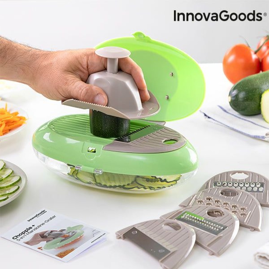 Cocina InnovaGoods | Mandolina-Rallador 5 En 1 Choppie+ Innovagoods