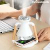 Hogar InnovaGoods | Humidificador Difusor De Aromas Y Cargador Inalambrico 3 En 1 Misvolt Innovagoods