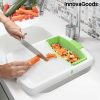 Cocina InnovaGoods | Tabla De Cortar Extensible Con Bandeja, Contenedor Y Escurridor 3 En 1 Practicut Innovagoods