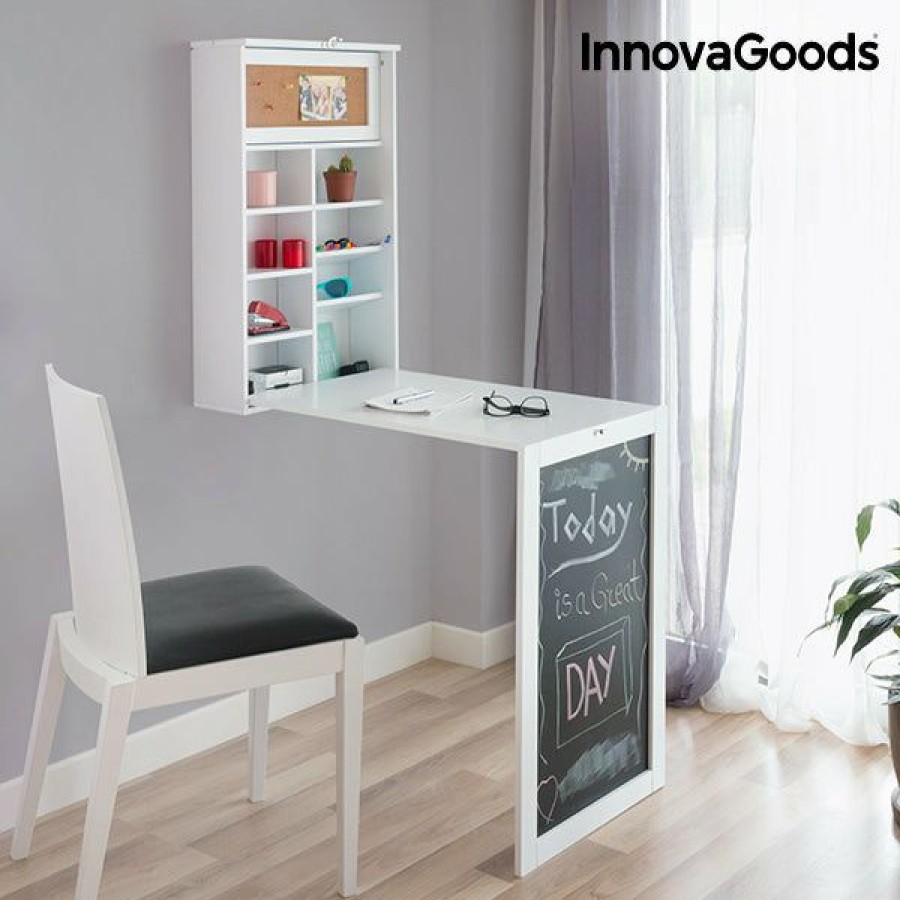 Hogar InnovaGoods | Escritorio Plegable De Pared Innovagoods