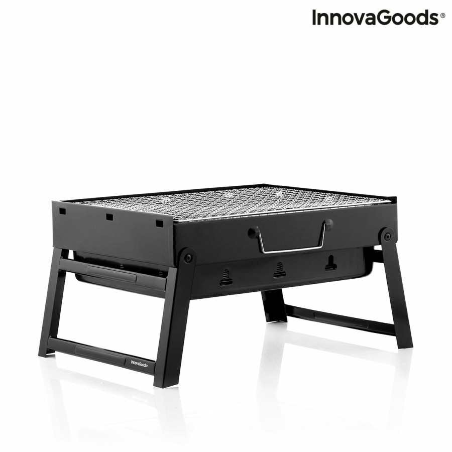 Hogar InnovaGoods | Barbacoa Plegable Portatil Para Carbon Bearbq Innovagoods