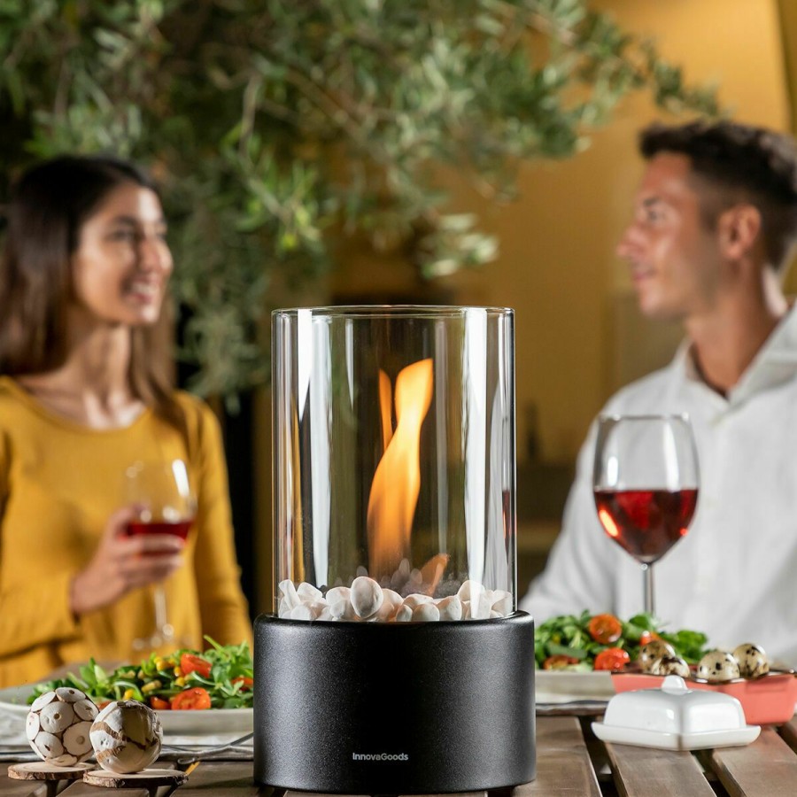 Hogar InnovaGoods | Chimenea De Mesa De Bioetanol Decorativa Heatfir Innovagoods