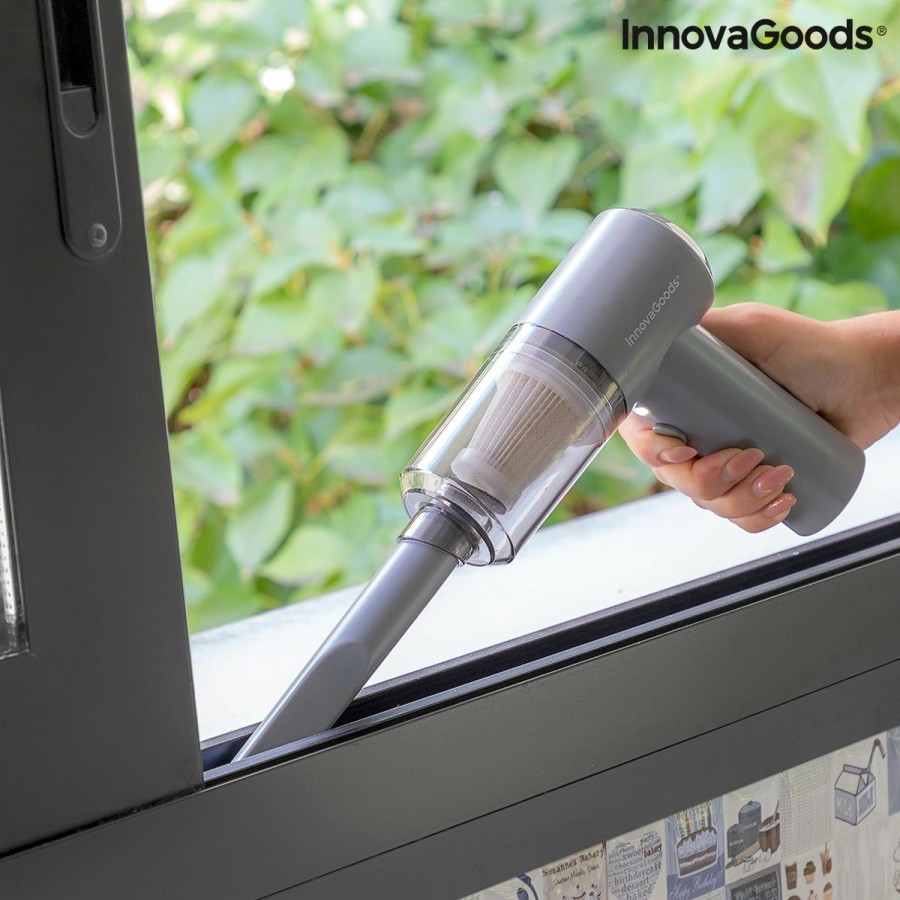 Gadget InnovaGoods | Mini Aspirador De Mano Inalambrico Recargable Recuum Innovagoods