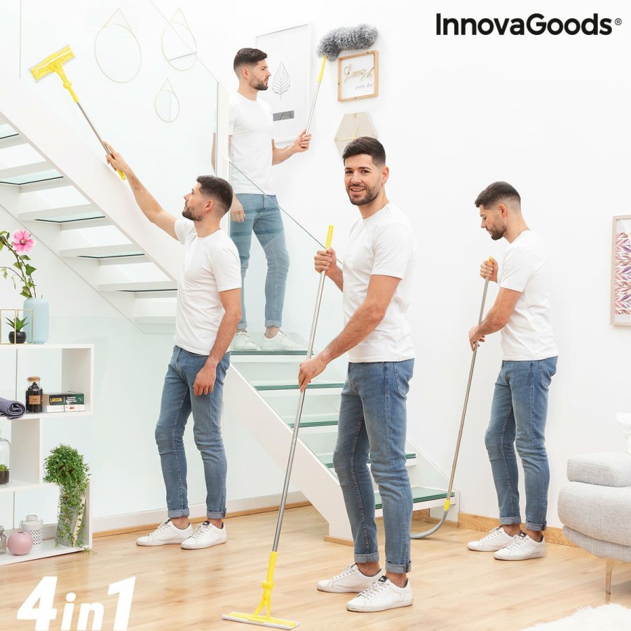 Hogar InnovaGoods | Set De Limpieza 4 En 1 Clese Innovagoods