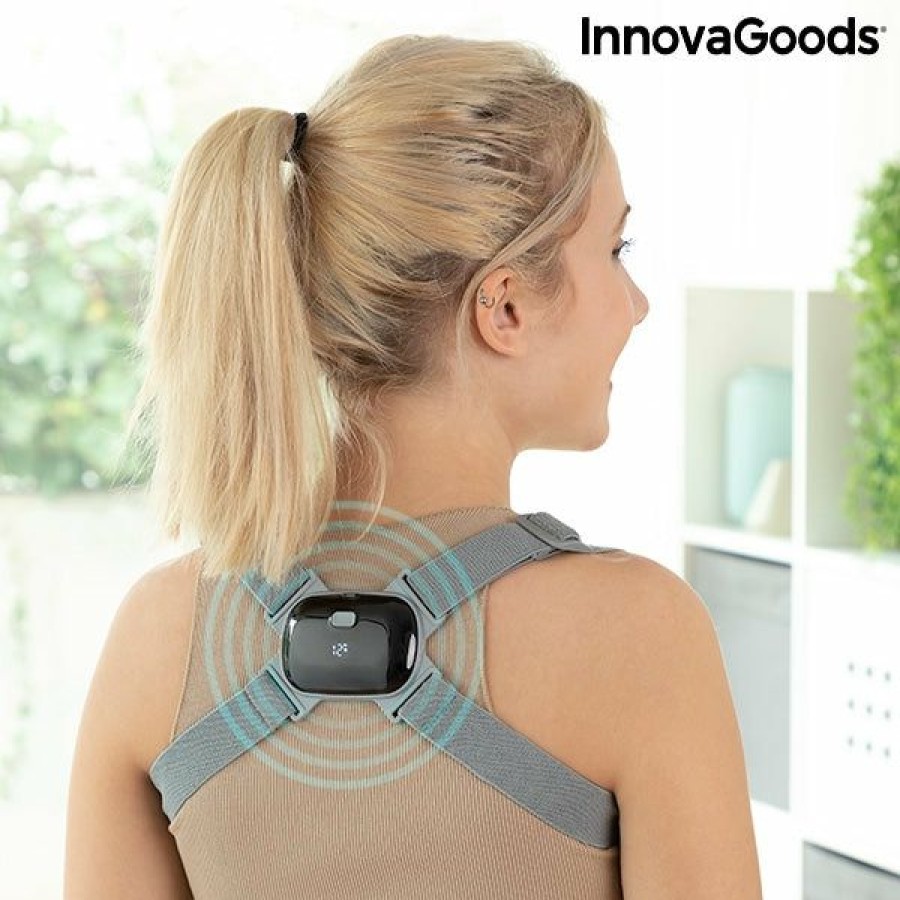 Bienestar InnovaGoods | Entrenador De Postura Inteligente Recargable Con Vibracion Viback Innovagoods