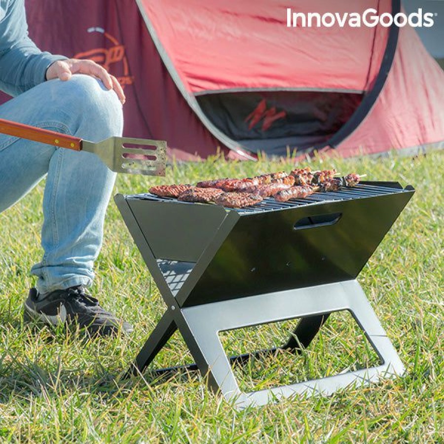 Hogar InnovaGoods | Barbacoa Plegable Portatil Para Carbon Foldyq Innovagoods