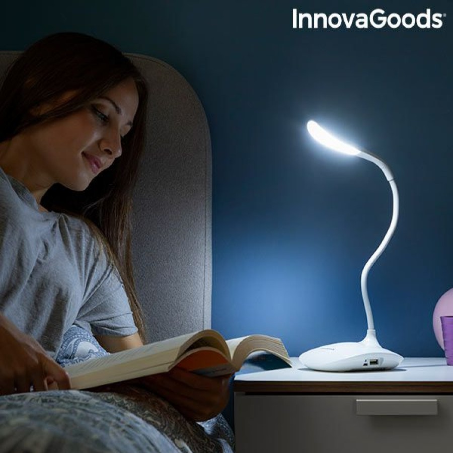 Gadget InnovaGoods | Lampara Led De Mesa Recargable Tactil Lum2Go Innovagoods