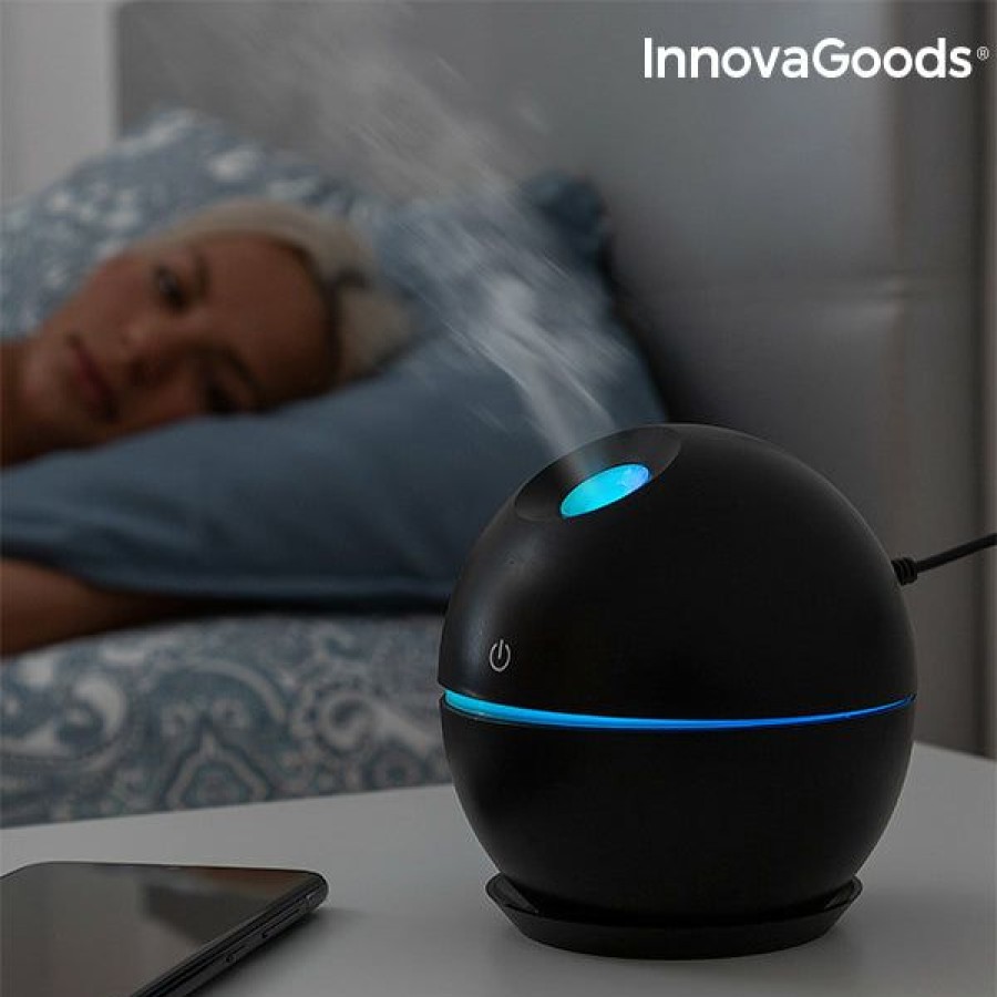 Hogar InnovaGoods | Mini Humidificador Difusor De Aromas Black Innovagoods