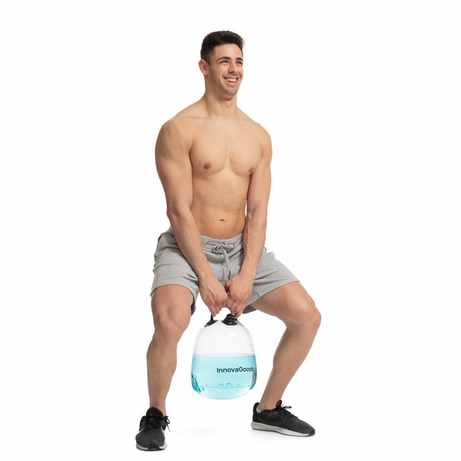 Bienestar InnovaGoods | Pesa Rusa De Agua Para Entrenamiento Fitness Con Guia De Ejercicios Fibell Innovagoods