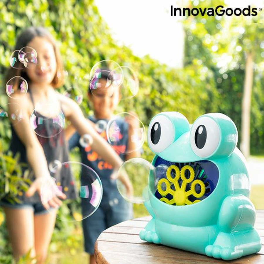 Gadget InnovaGoods | Maquina De Pompas De Jabon Automatica Froggly Innovagoods