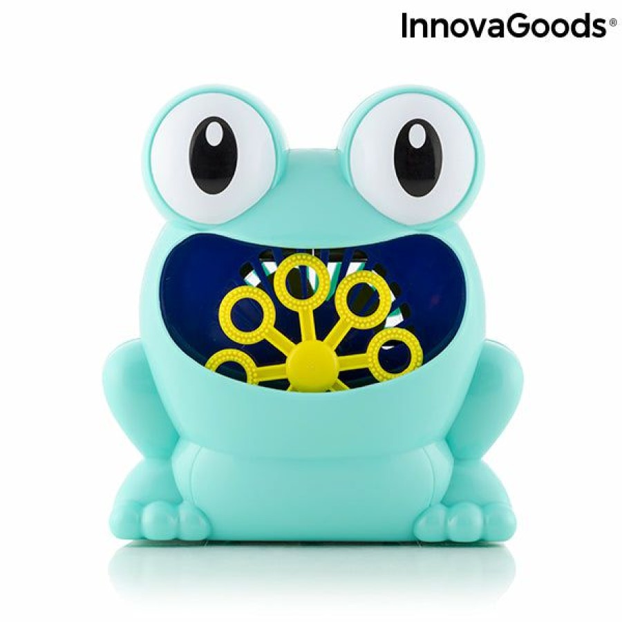 Gadget InnovaGoods | Maquina De Pompas De Jabon Automatica Froggly Innovagoods