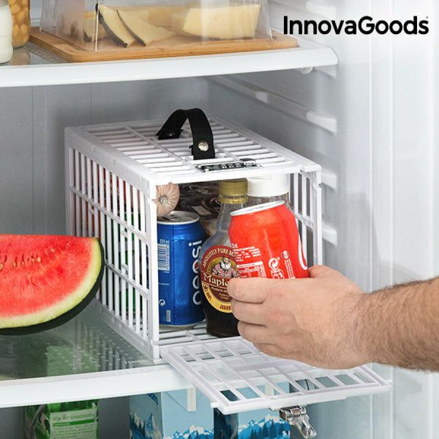 Cocina InnovaGoods | Jaula De Seguridad Para Neveras Food Safe Innovagoods