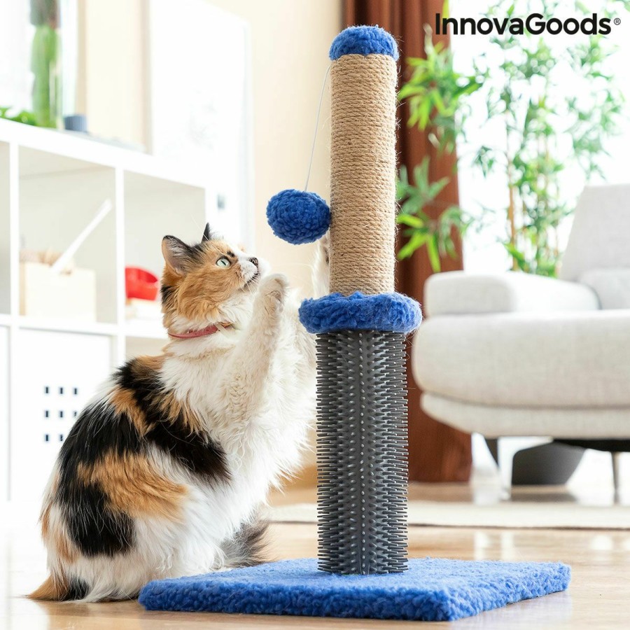 Gadget InnovaGoods | Poste Rascador Masajeador Con Pelota Para Gatos Miausage Innovagoods