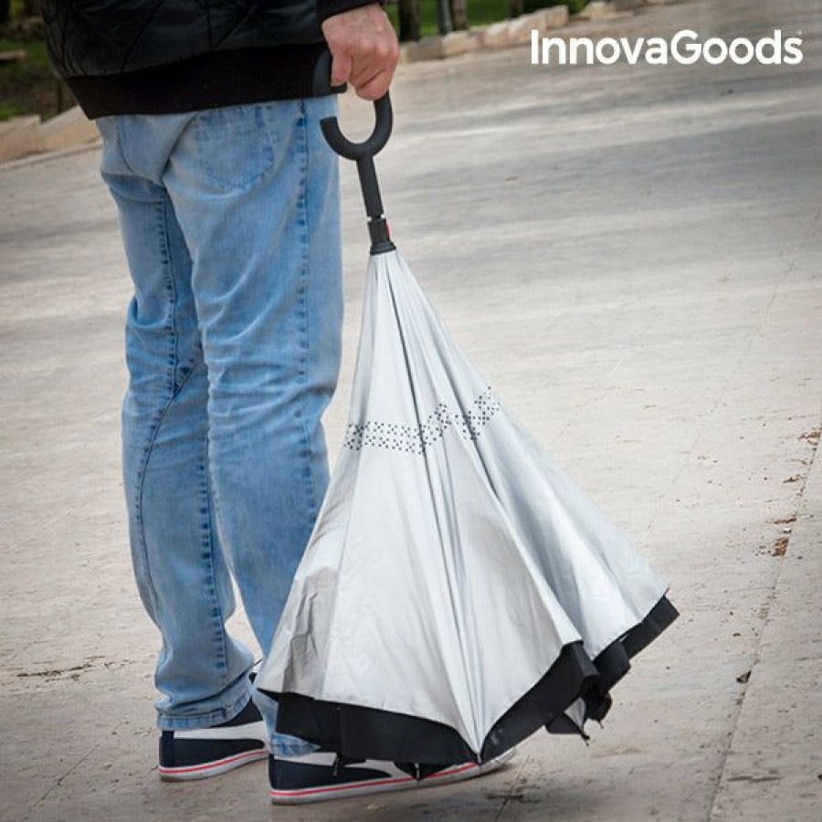 Gadget InnovaGoods | Paraguas De Cierre Inverso Innovagoods