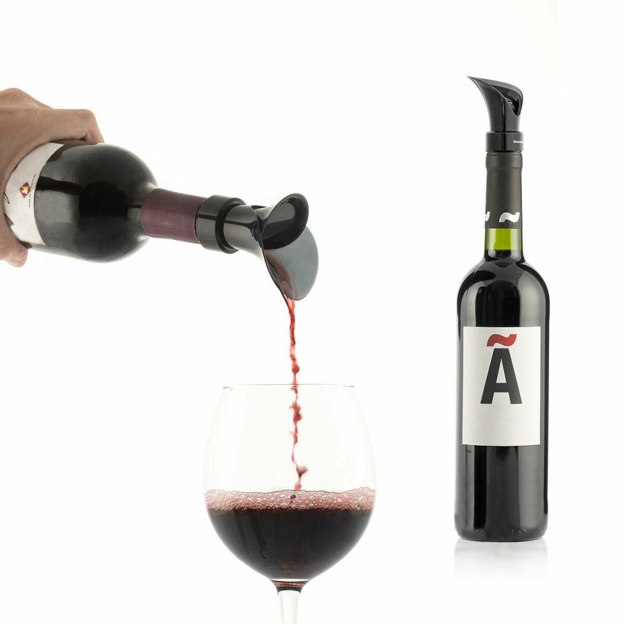 Cocina InnovaGoods | Tapon Dispensador Aireador De Vino 2 En 1 Wintopp Innovagoods