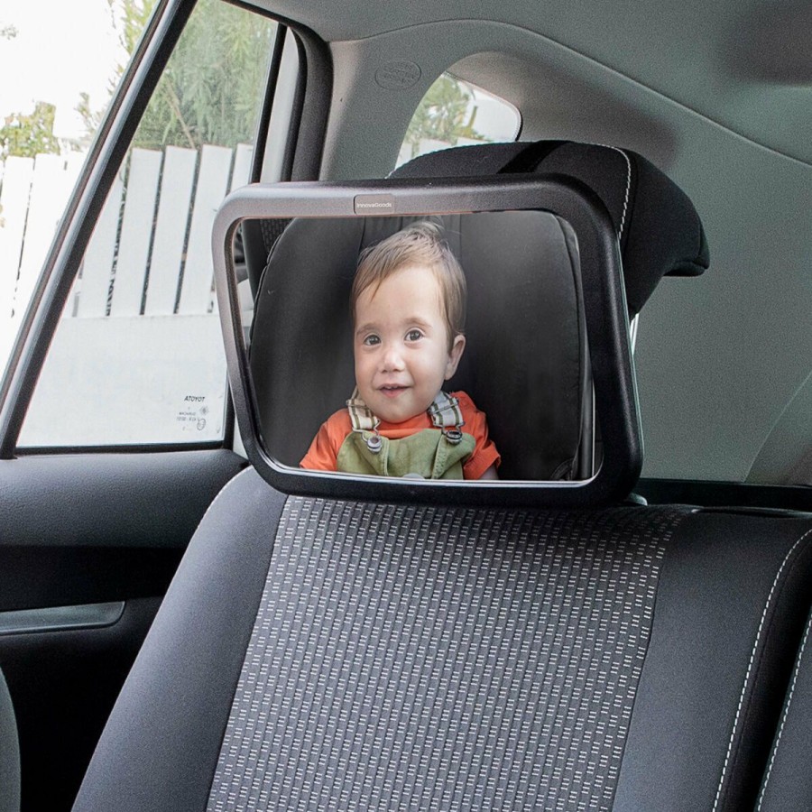 Gadget InnovaGoods | Espejo Retrovisor De Bebe Para Asiento Trasero Mirraby Innovagoods