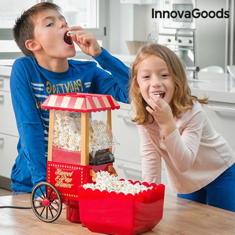 Cocina InnovaGoods | Palomitera Sweet & Pop Times Innovagoods 1200W Rojo