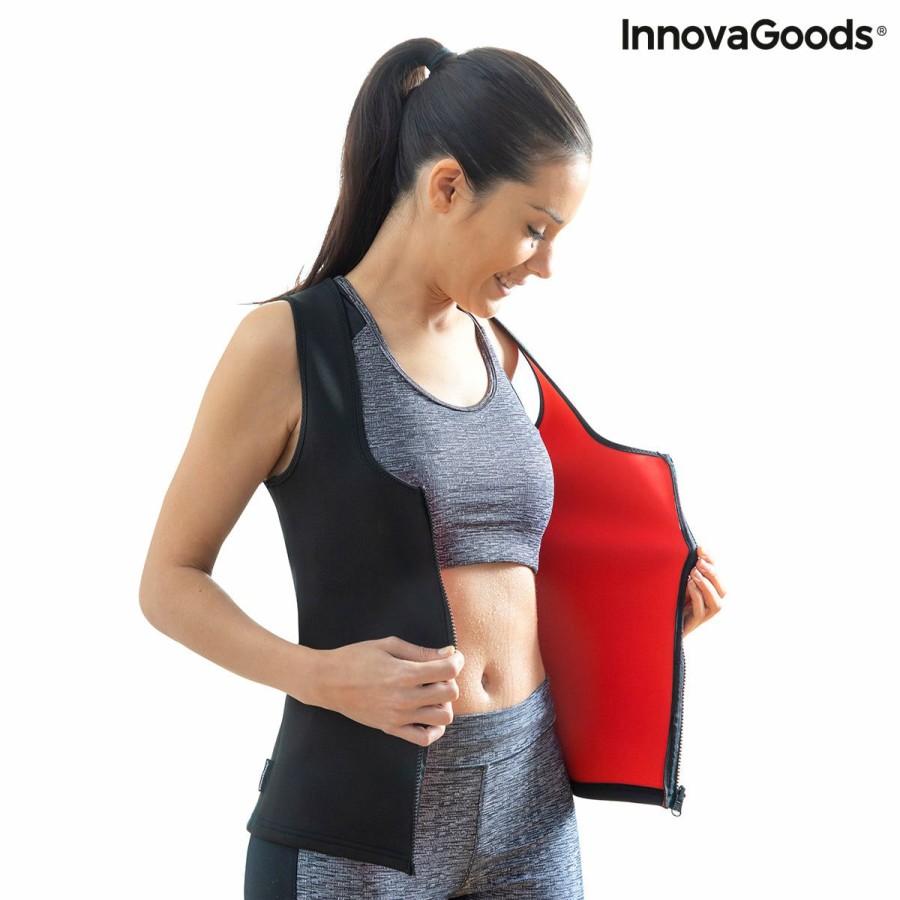 Bienestar InnovaGoods | Chaleco Deportivo Con Efecto Sauna Para Mujer Veheat Innovagoods