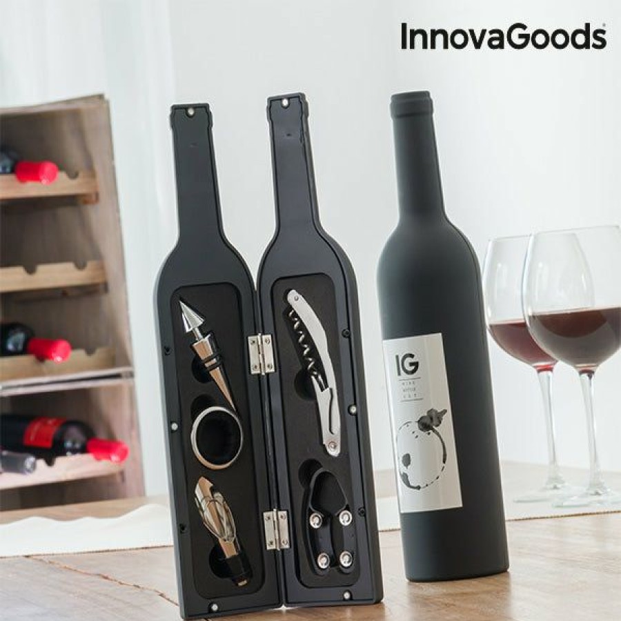 Cocina InnovaGoods | Estuche De Vino Botella Innovagoods (5 Piezas)