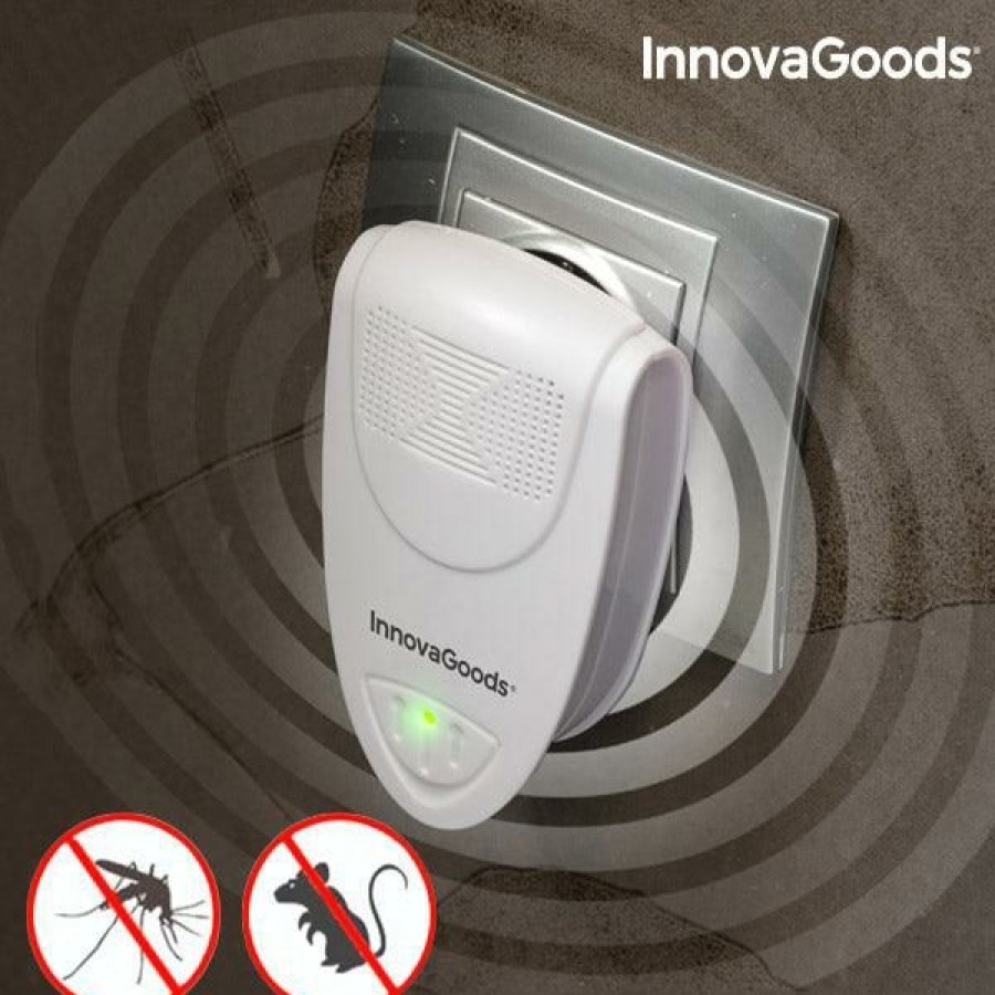 Hogar InnovaGoods | Ahuyentador Ultrasonico De Insectos Y Roedores Mini Innovagoods