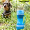 Gadget InnovaGoods | Botella Con Deposito De Agua Y Comida Para Mascotas 2 En 1 Pettap Innovagoods