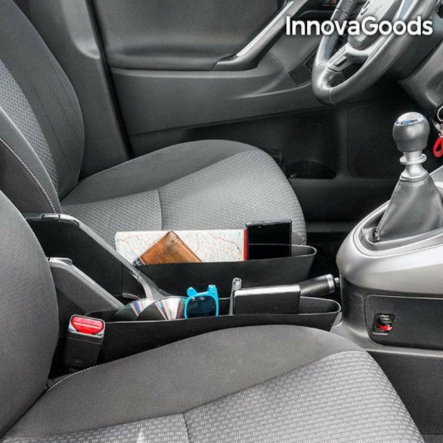 Gadget InnovaGoods | Organizador Para Coche Innovagoods (Pack De 2)