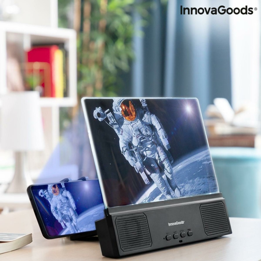 Gadget InnovaGoods | Amplificador De Pantalla Con Altavoz Para Moviles Mobimax Innovagoods