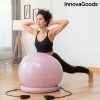 Bienestar InnovaGoods | Pelota De Yoga Con Anillo De Estabilidad Y Bandas De Resistencia Ashtanball Innovagoods