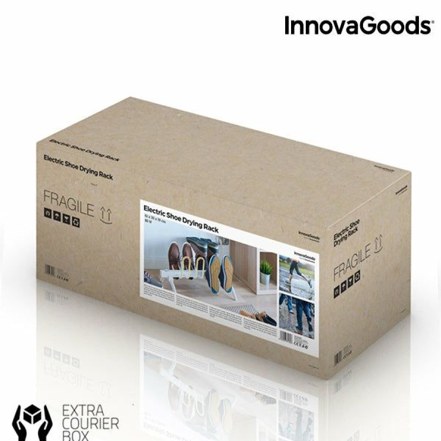 Hogar InnovaGoods | Tendedero Secador Electrico De Calzado Innovagoods 80W Blanco