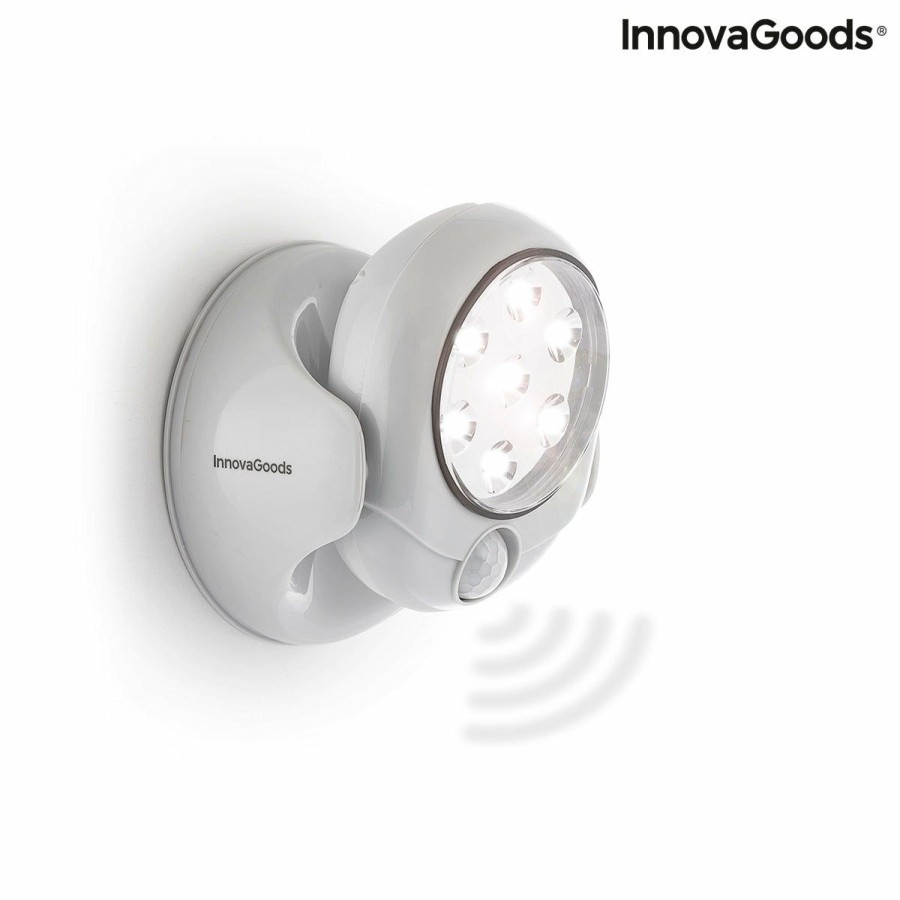 Hogar InnovaGoods | Lampara Led Con Sensor De Movimiento Lumact 360º Innovagoods