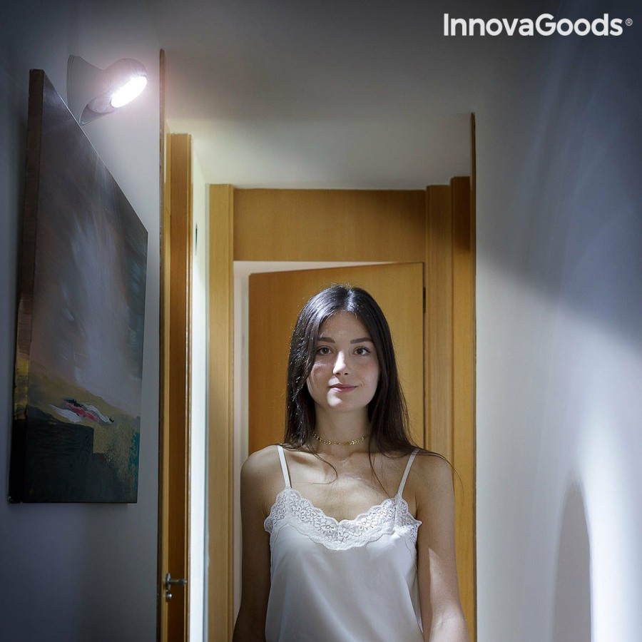 Hogar InnovaGoods | Lampara Led Con Sensor De Movimiento Lumact 360º Innovagoods