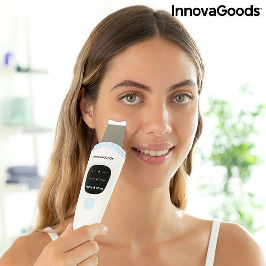 Bienestar InnovaGoods | Limpiador Facial Ultrasonico 5 En 1 Feanser Innovagoods