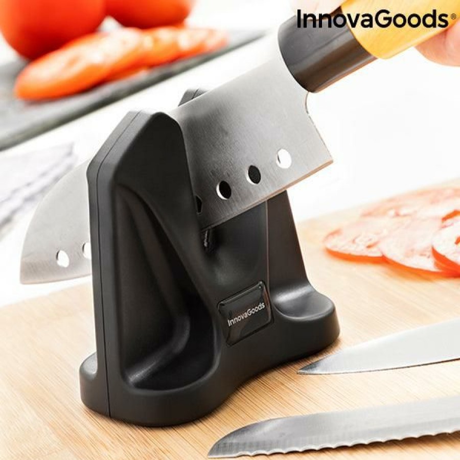 Cocina InnovaGoods | Afilador De Cuchillos Pro V Sharvy Innovagoods